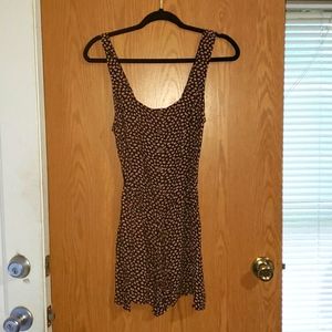 AE Floral button-up romper